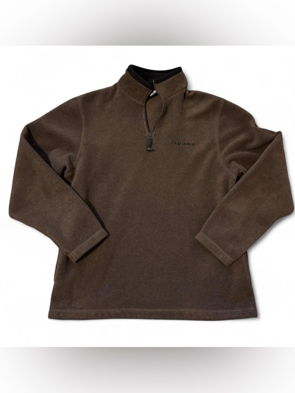 Old Navy Brown Quarter-Zip Fleece Pullover